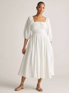 Organic Cotton Gauze Dress